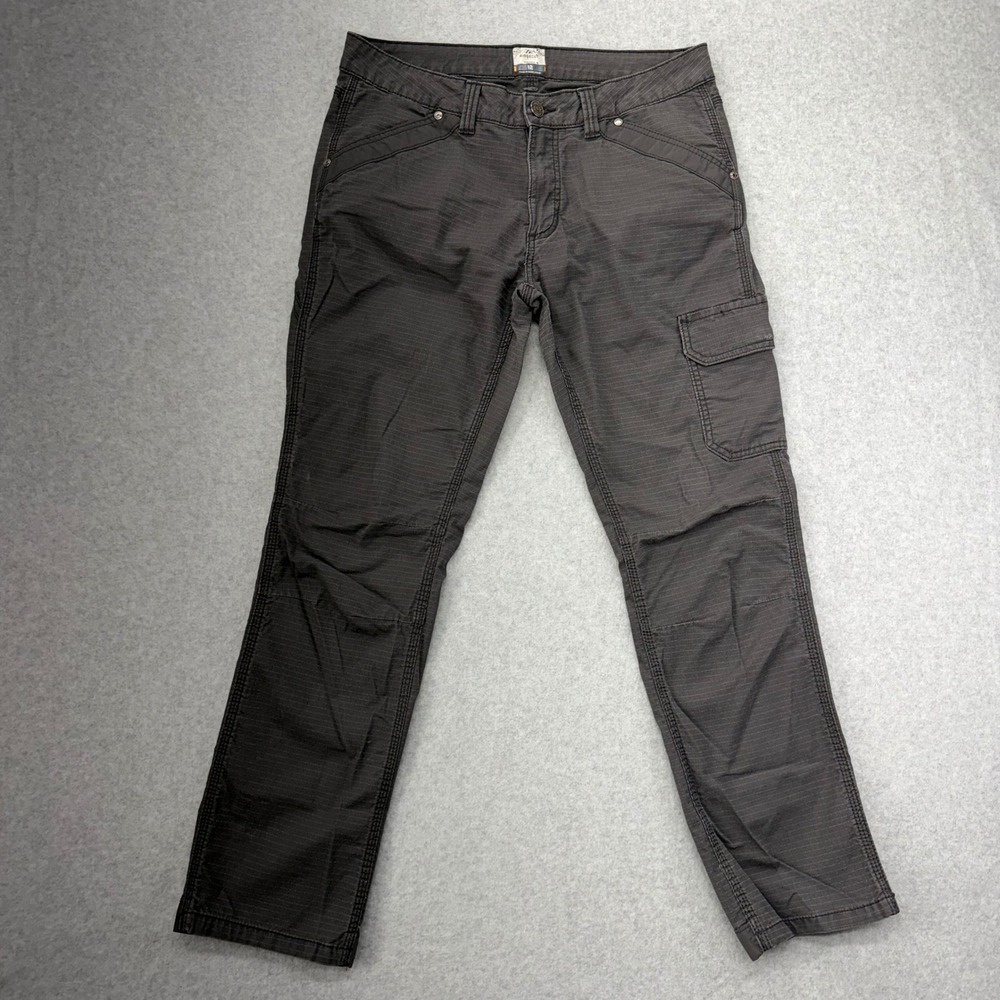 Ridgecut Toughwear Women Cargo Pants Size 12 Charcoal Gray Cotton Blend‎ Outdoor